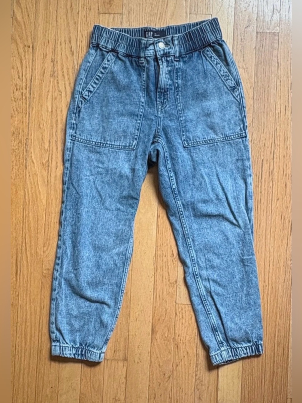 Gap Acid Wash Denim Joggers / Utility Pants – Size XS Petite